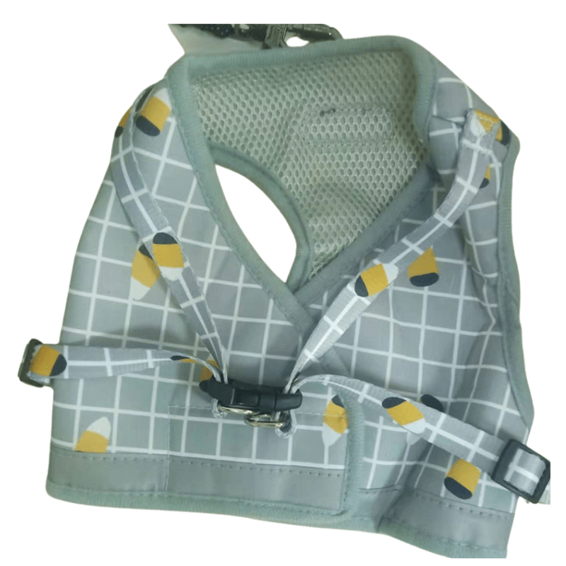 Conjunto de camiseta sin mangas reflectante protectora y cinturón para caminar seguro y con estilo