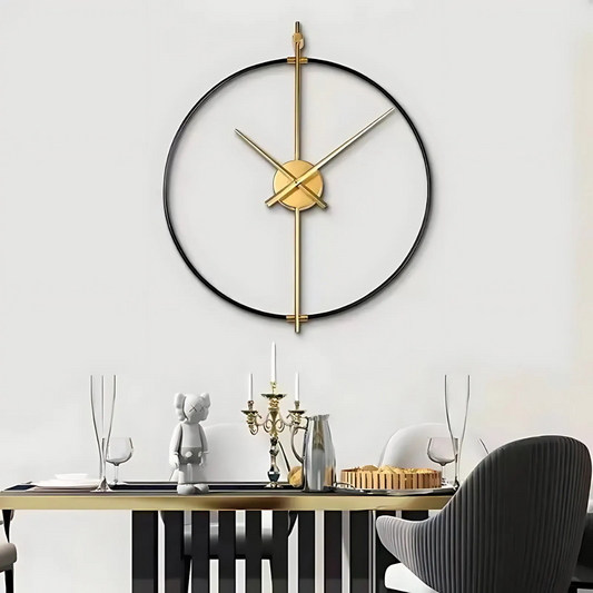 Timenis - Reloj de Pared Grande y Estilizado para un Interior Moderno