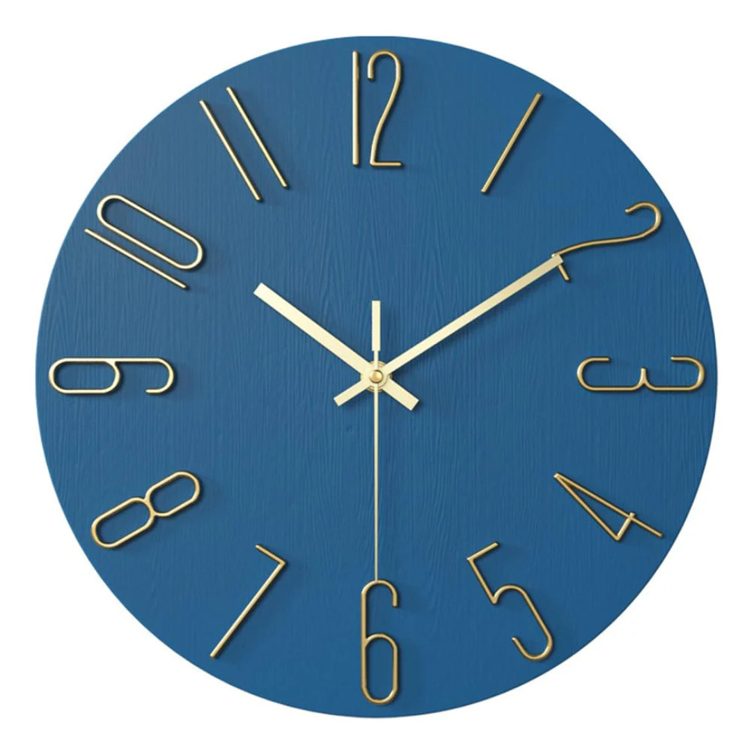 Noble - Reloj de pared delgado y elegante perfecto para la sala de estar