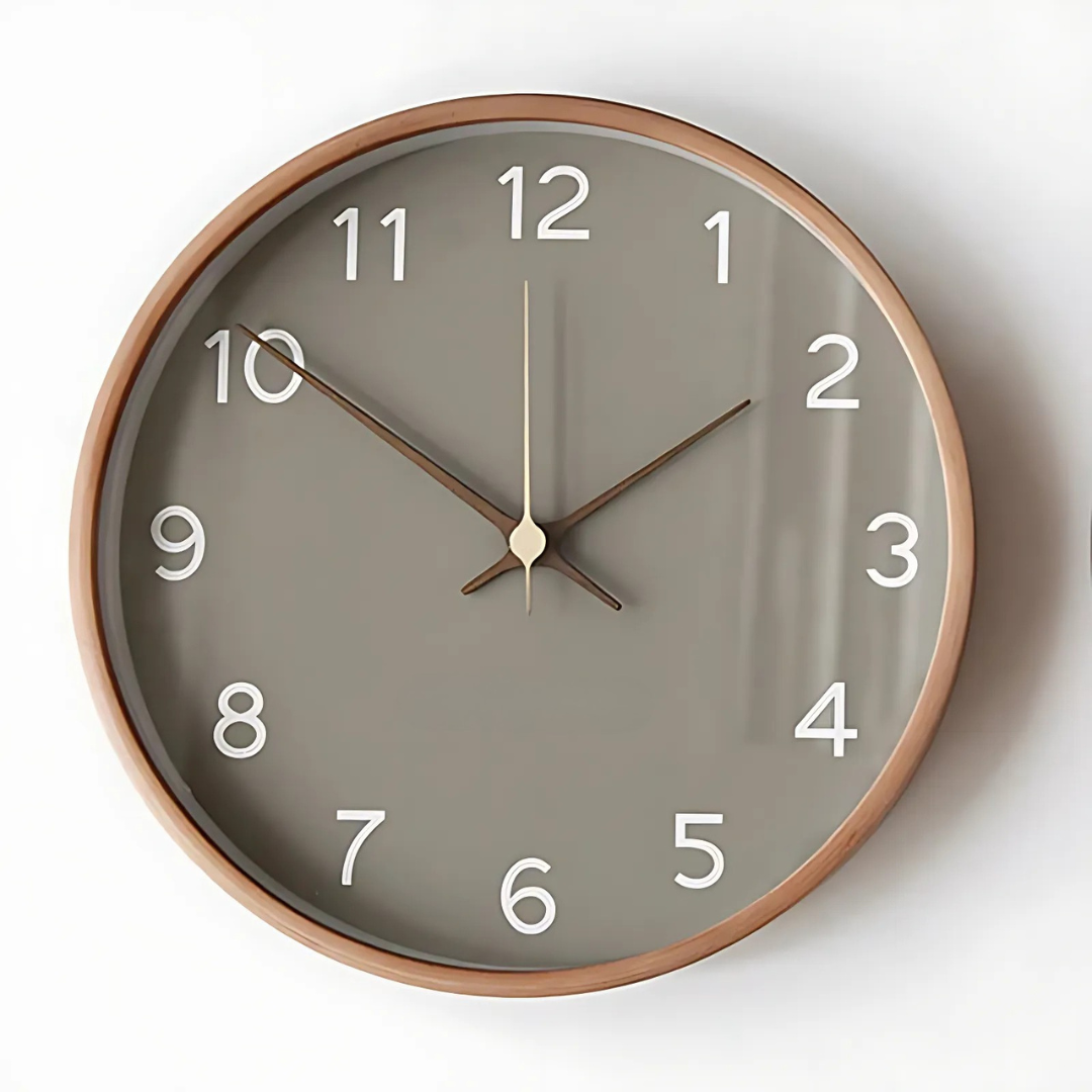 Transcend - Reloj de Pared de Madera Moderno y Elegante para un Interior Estilizado