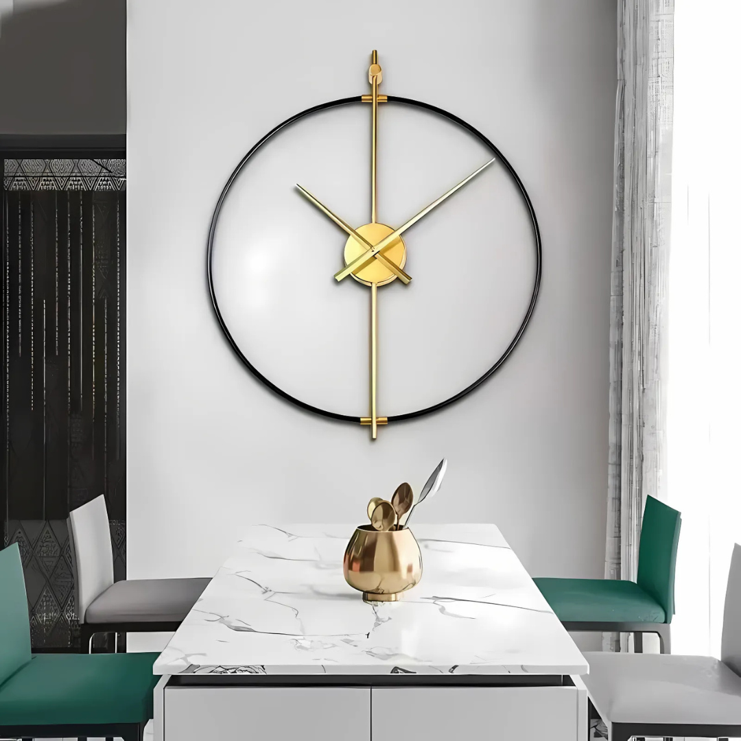 Timenis - Reloj de Pared Grande y Estilizado para un Interior Moderno