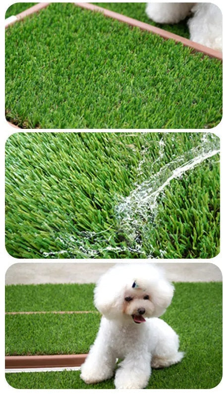 Alfombrilla de césped para perros de alta calidad para interiores y exteriores con protección contra fugas para comodidad y conveniencia