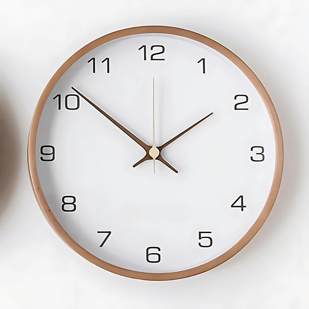 Transcend - Reloj de Pared de Madera Moderno y Elegante para un Interior Estilizado