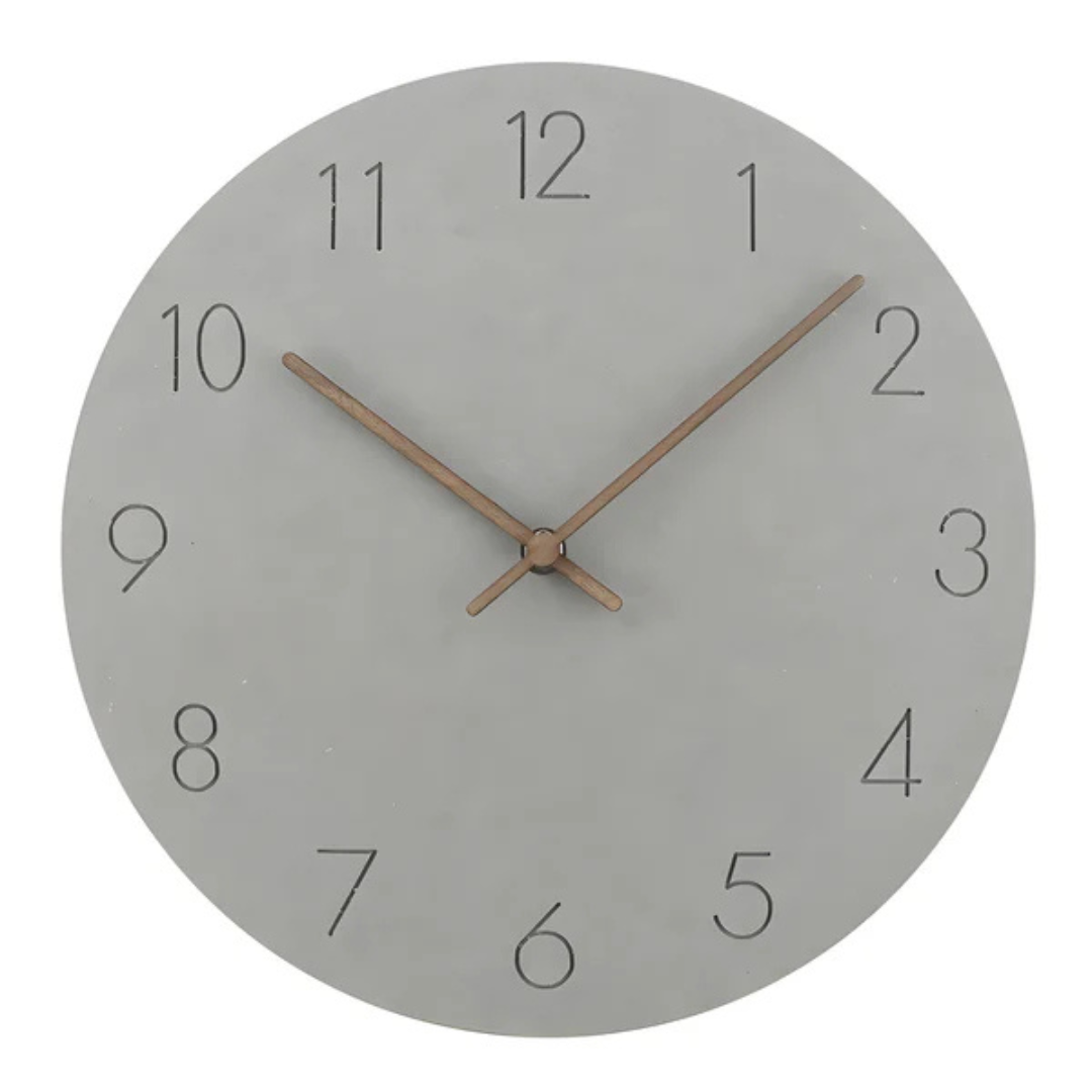 Nork - Reloj de Pared de Madera Elegante y Estilizado para un Aspecto Moderno