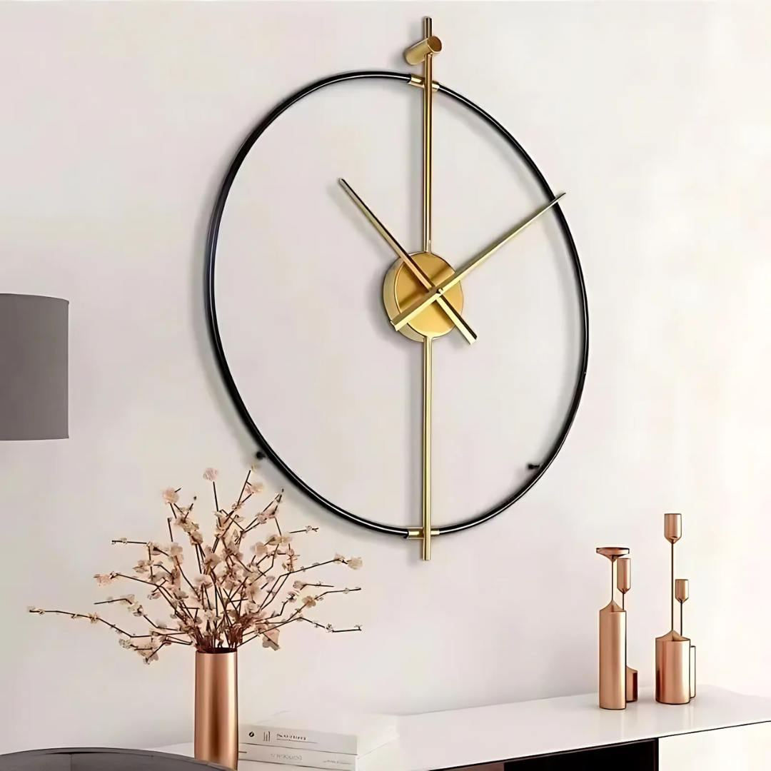 Timenis - Reloj de Pared Grande y Estilizado para un Interior Moderno