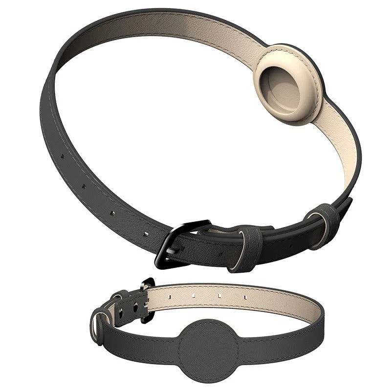 Collar para perro elegante con soporte incorporado para Airtag para un seguimiento definitivo
