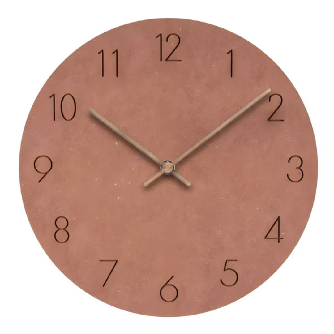 Nork - Reloj de Pared de Madera Elegante y Estilizado para un Aspecto Moderno