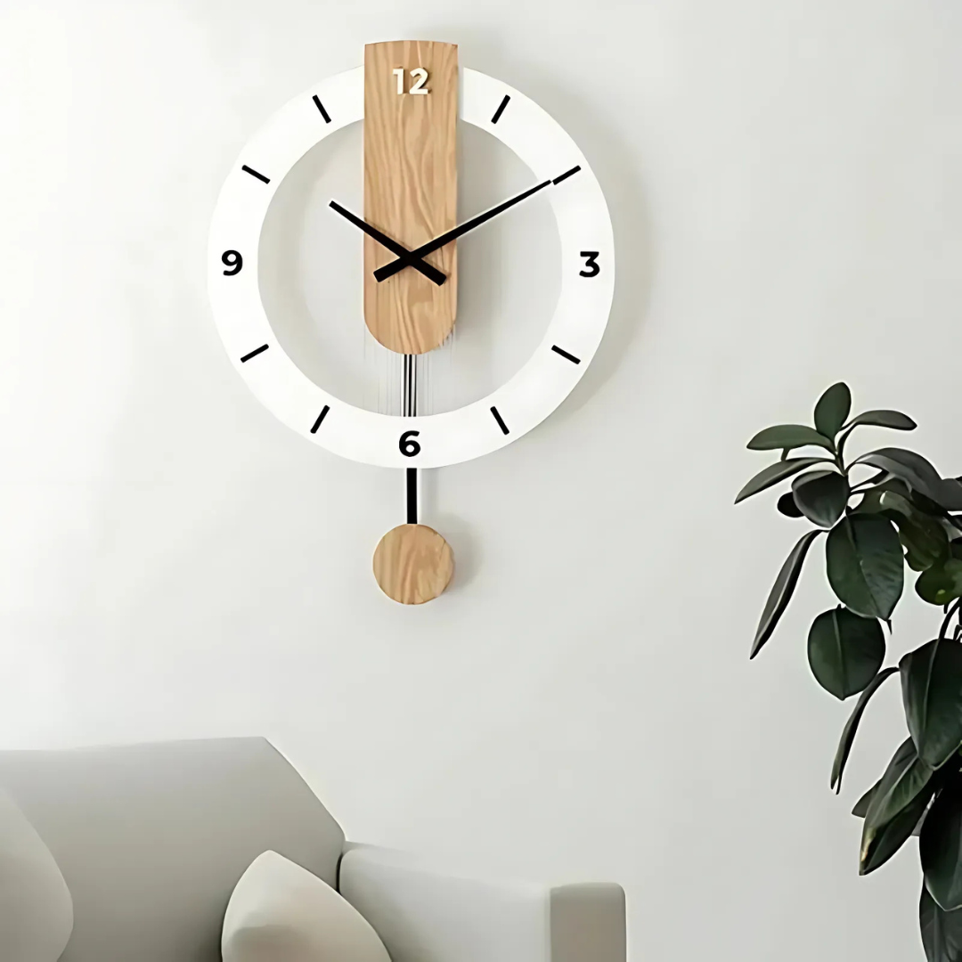 Ritma - Reloj de Pared Grande y Elegante para una Sala de Estar Elegante