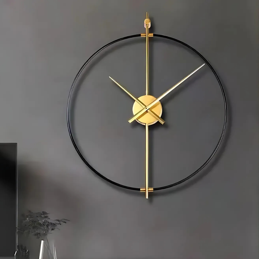 Timenis - Reloj de Pared Grande y Estilizado para un Interior Moderno