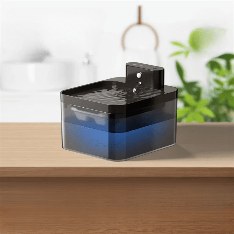 Fuente de agua inalámbrica innovadora para gatos para hidratación fresca y fresca