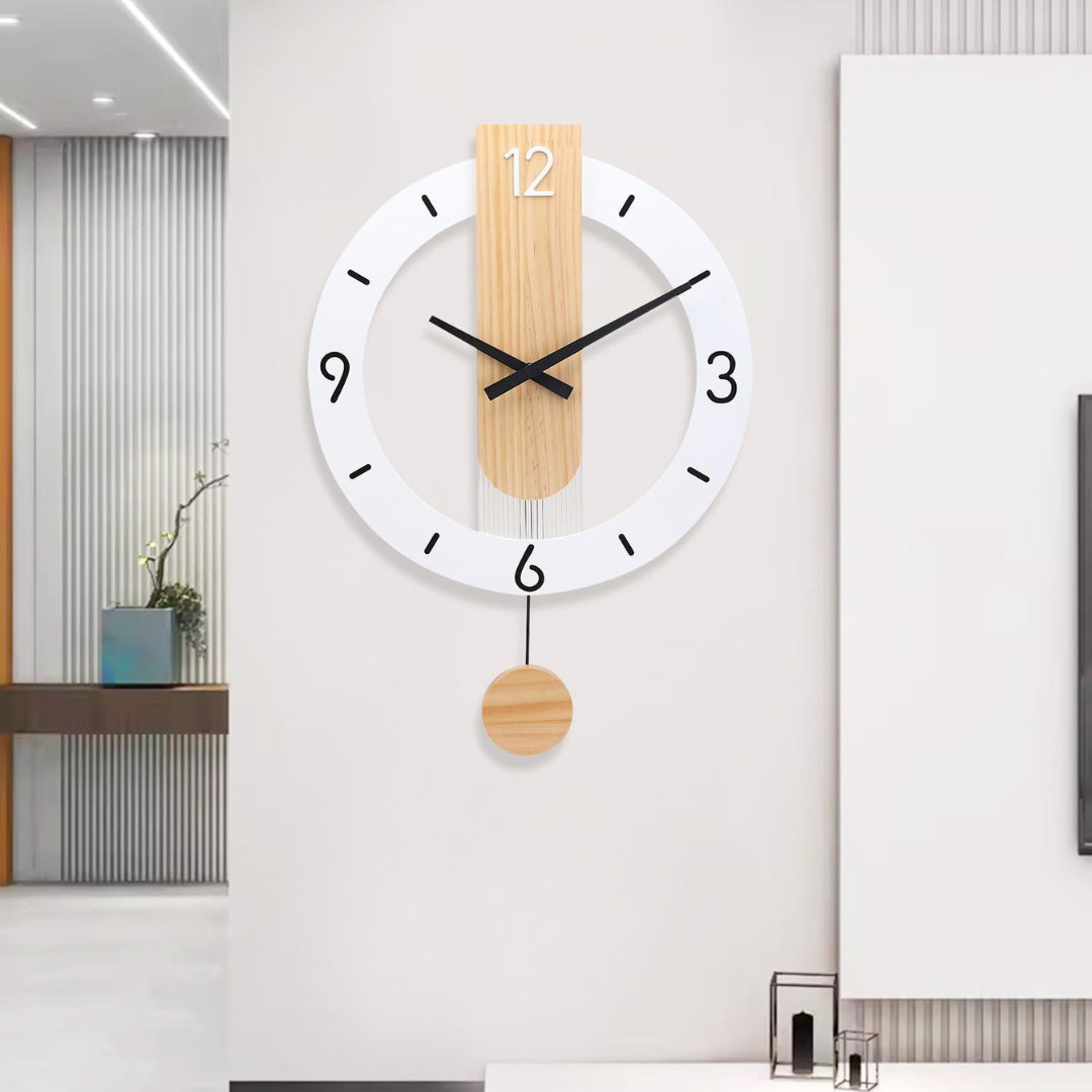 Ritma - Reloj de Pared Grande y Elegante para una Sala de Estar Elegante
