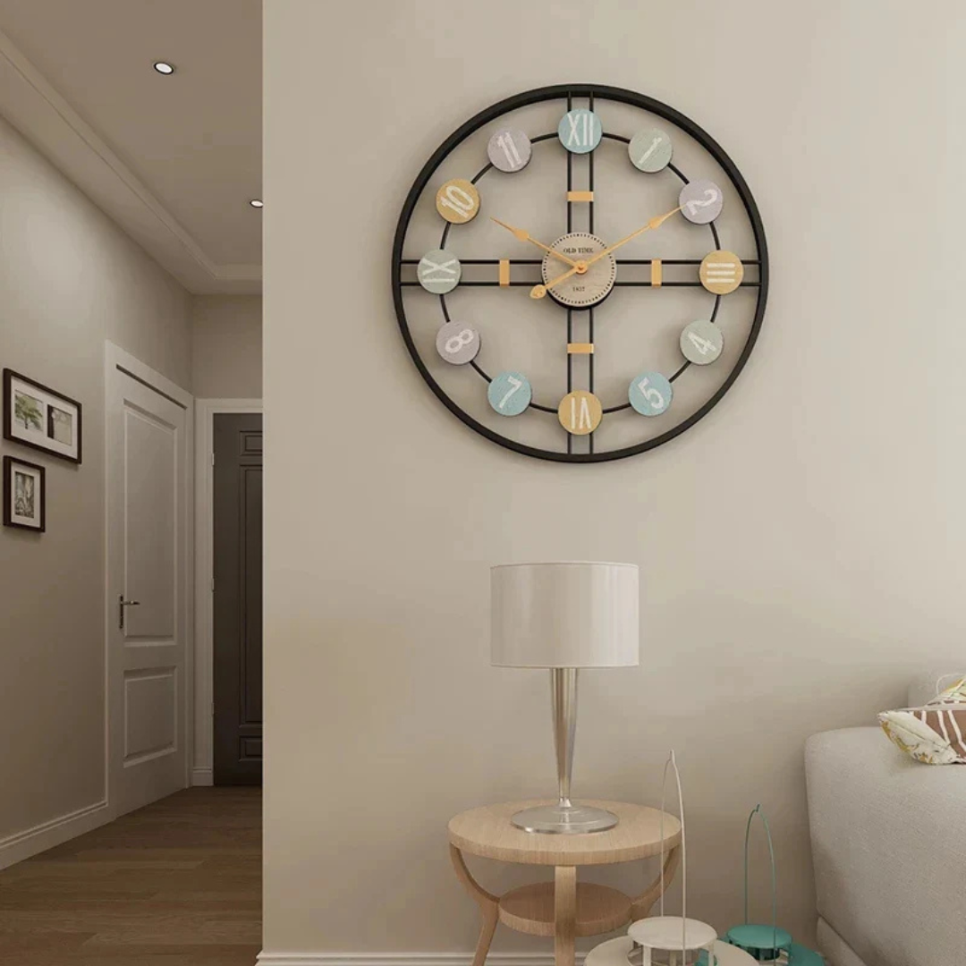 Reloj de pared grande para la sala de estar - artículo decorativo elegante y funcional