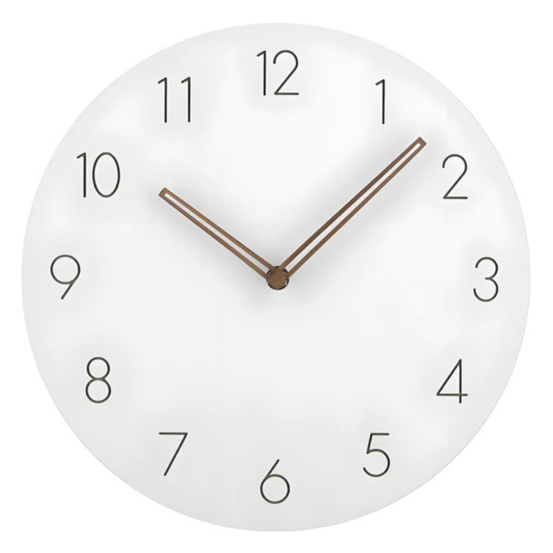 Nork - Reloj de Pared de Madera Elegante y Estilizado para un Aspecto Moderno