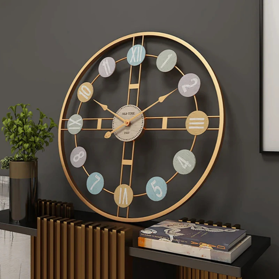 Reloj de pared grande para la sala de estar - artículo decorativo elegante y funcional