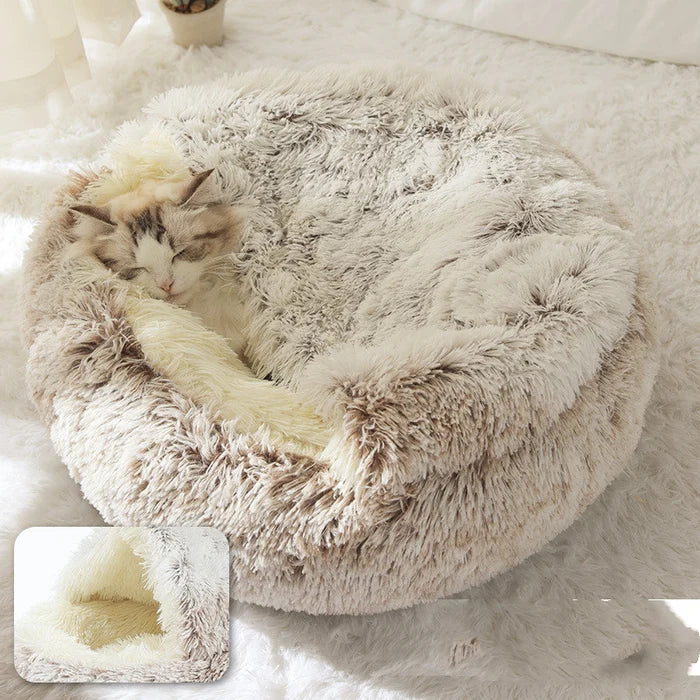 Nido de forro polar auto-calentable cómodo y seguro para tu mascota