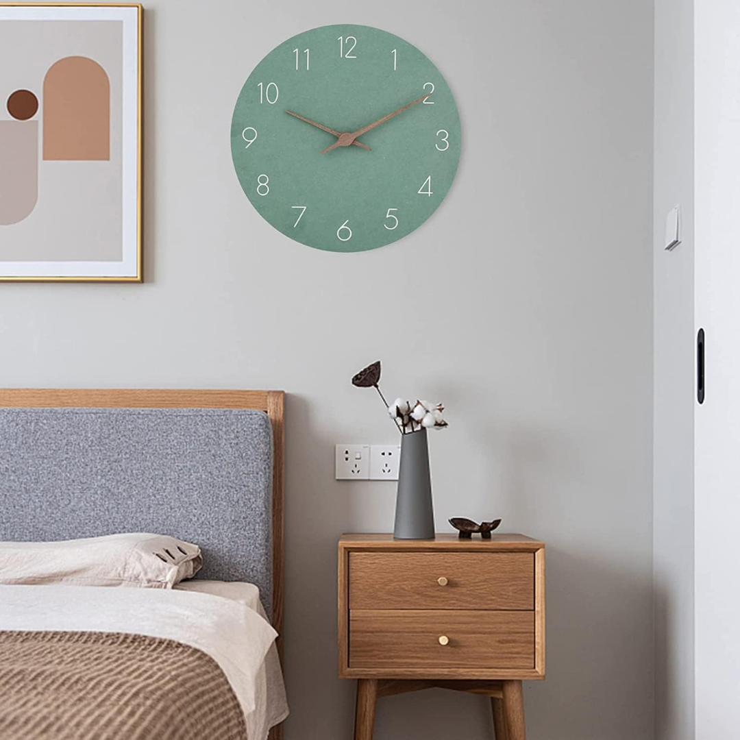 Nork - Reloj de Pared de Madera Elegante y Estilizado para un Aspecto Moderno