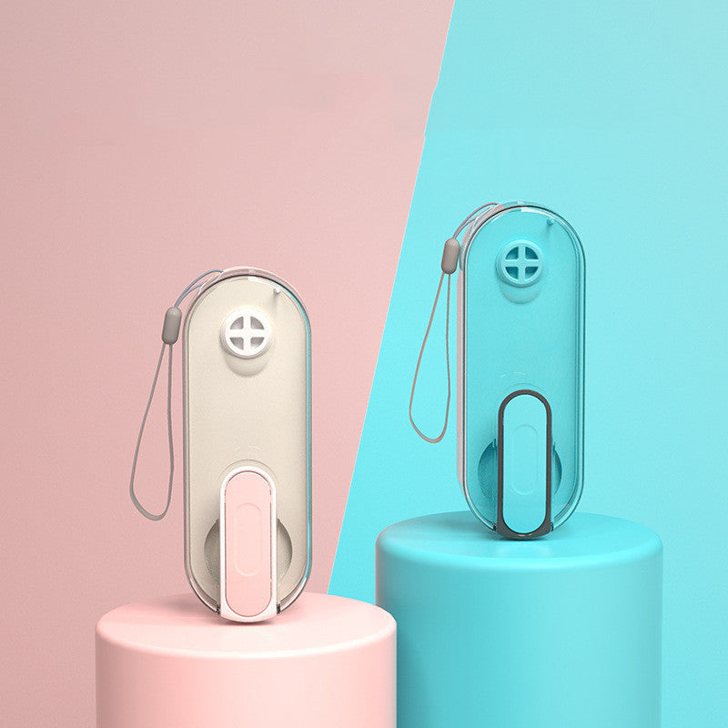Botella de agua plegable práctica para viajar fácilmente con mascotas