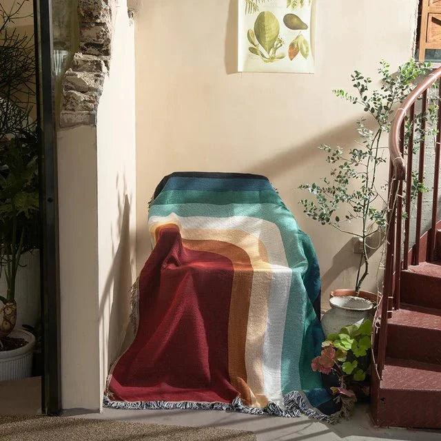 Tapiz de pared tejido moderno – Decoración moderna para el hogar y acento interior elegante