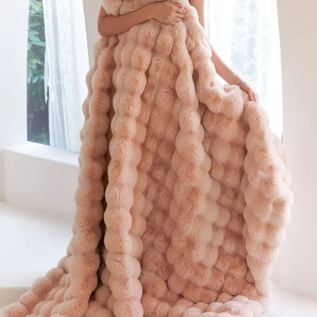 Comodidad definitiva: Manta suave de forro polar para acurrucarse en la cama y en el sofá, ideal para todo el año