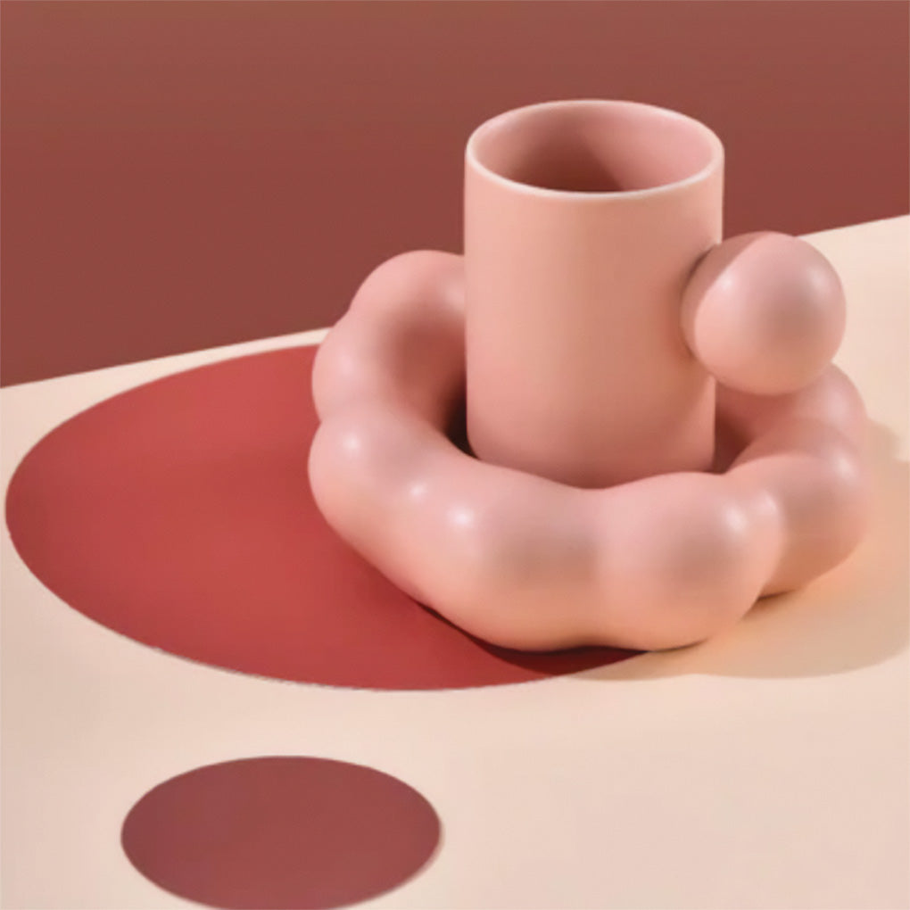Juego de tazas de cerámica Cloud – Elegancia y comodidad para tus bebidas