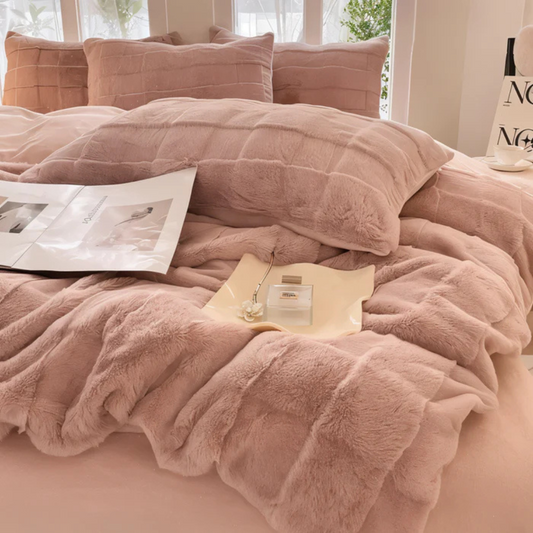 Comodidad Suprema: Funda de Edredón de Forro Polar Suave de Lujo 155x220 para Noches Cálidas y Acogedoras Todo el Año
