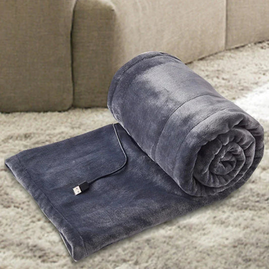 Dulce calidez con Manta Eléctrica CozyHeat - Suave, Portátil y Ajustable para el máximo confort con conexión USB