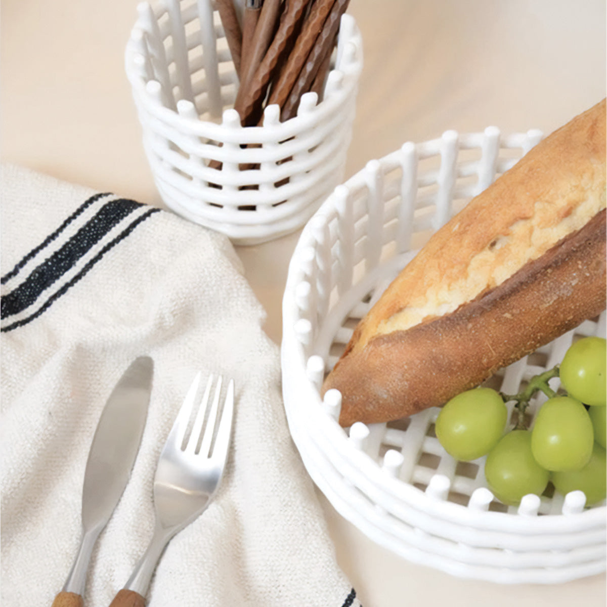 Colección Forma Basket - Almacenamiento elegante y práctico para un interior sofisticado