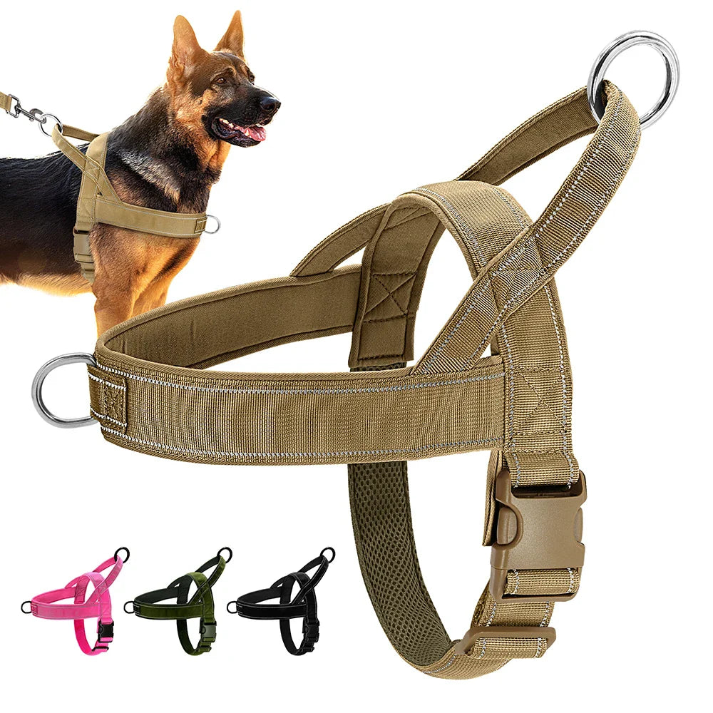 Arnés de entrenamiento cómodo de nailon para perros pequeños y medianos