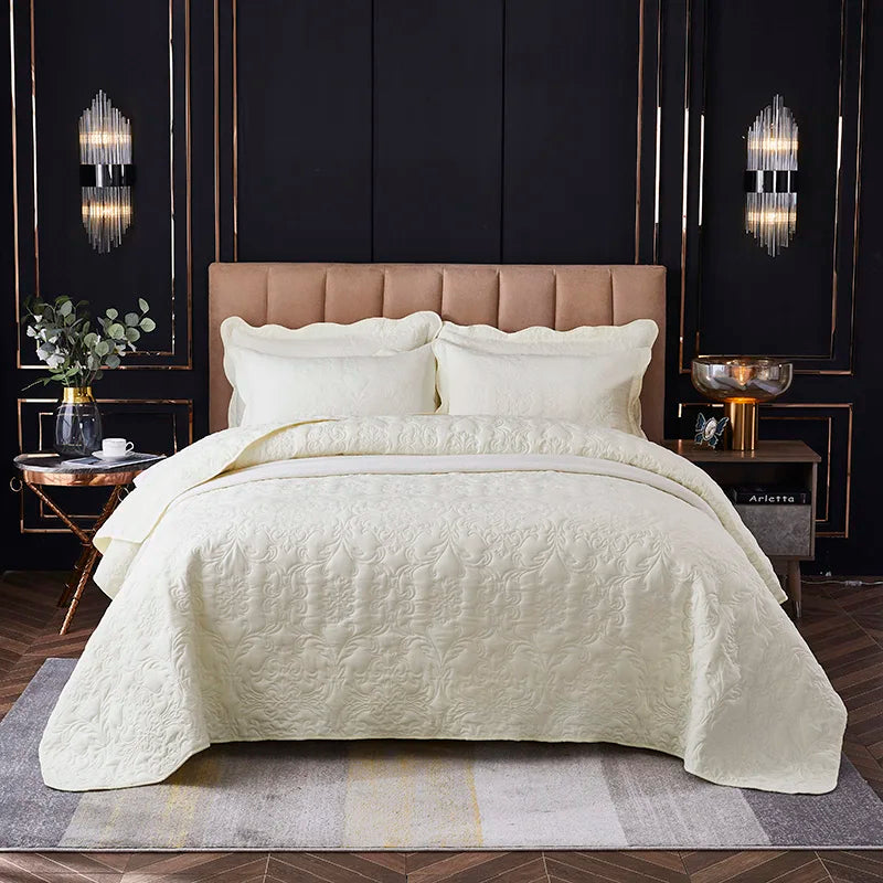 Edredón de algodón blanco Lux para comodidad suprema – Disponible en 150x200 cm y 200x220 cm