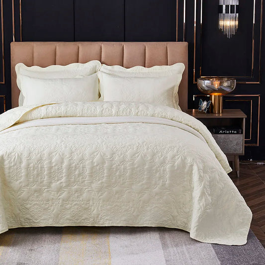 Edredón de algodón blanco Lux para comodidad suprema – Disponible en 150x200 cm y 200x220 cm