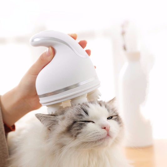 Dispositivo de masaje relajante para gatos que incluye bolsa de transporte