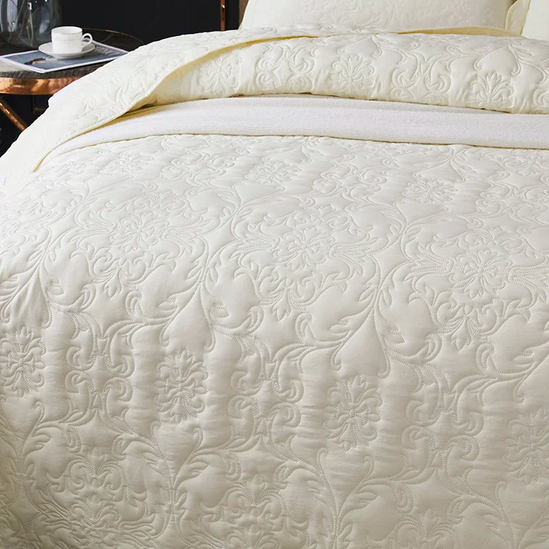 Edredón de algodón blanco Lux para comodidad suprema – Disponible en 150x200 cm y 200x220 cm