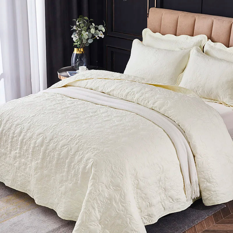 Edredón de algodón blanco Lux para comodidad suprema – Disponible en 150x200 cm y 200x220 cm