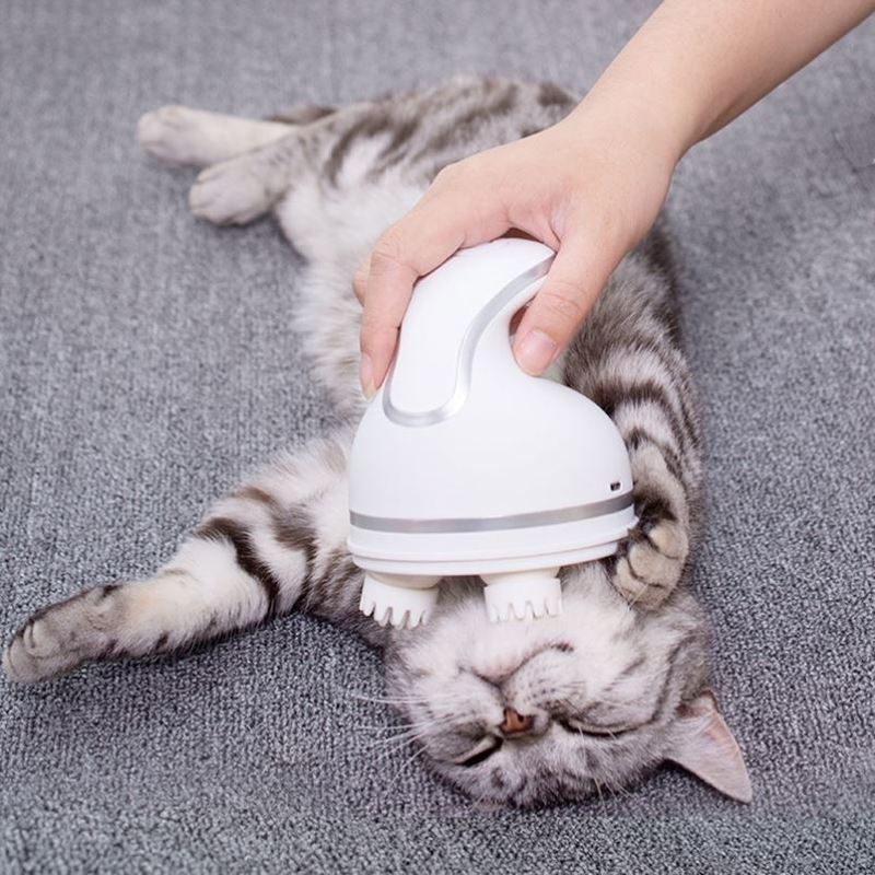 Dispositivo de masaje relajante para gatos que incluye bolsa de transporte