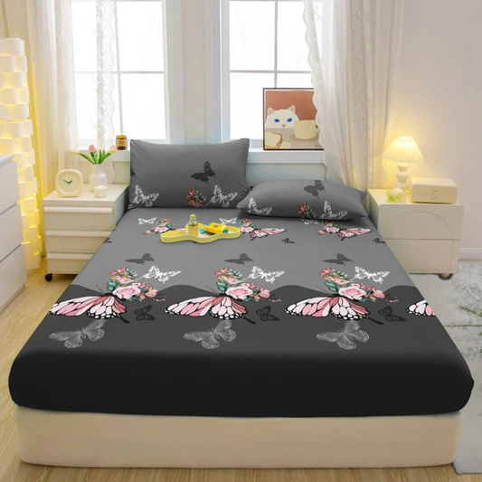 Colcha Gris Chic – Lujosa Manta Decorativa para un Dormitorio con Estilo
