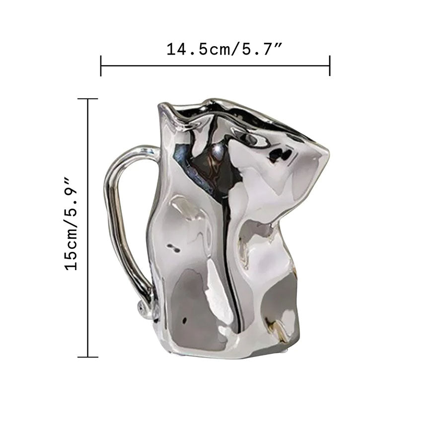 Jarrón Plegable en Forma de Taza de Café