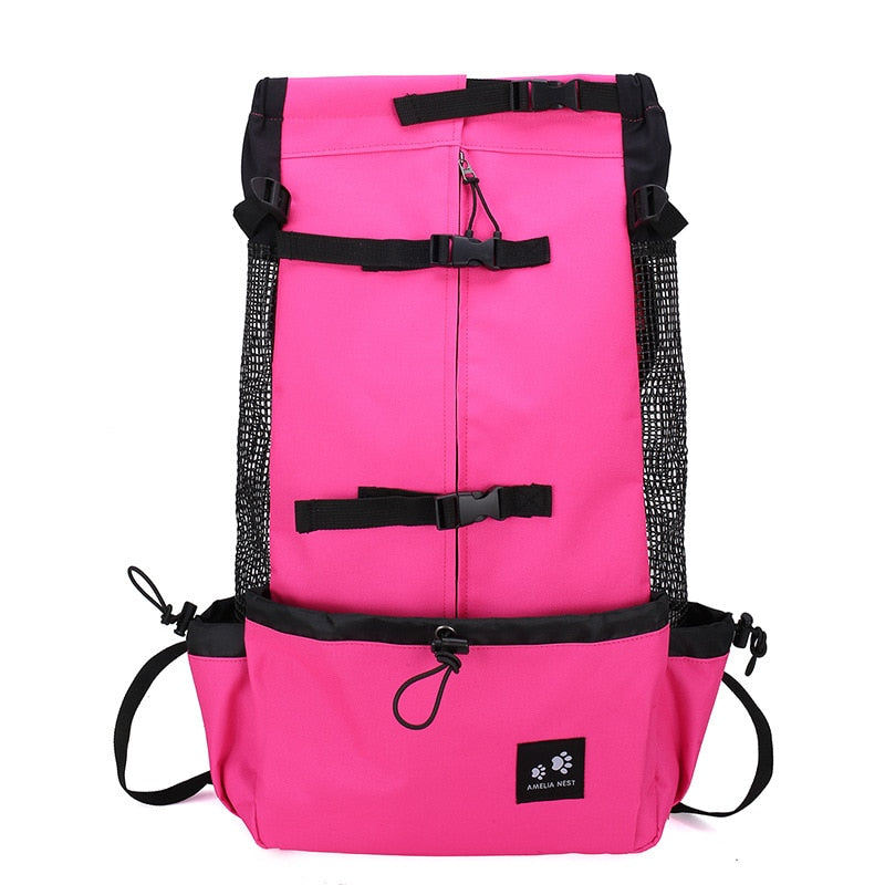 Bolsa de viaje ecológica para mascotas con práctico bolsillo lateral para comodidad y conveniencia