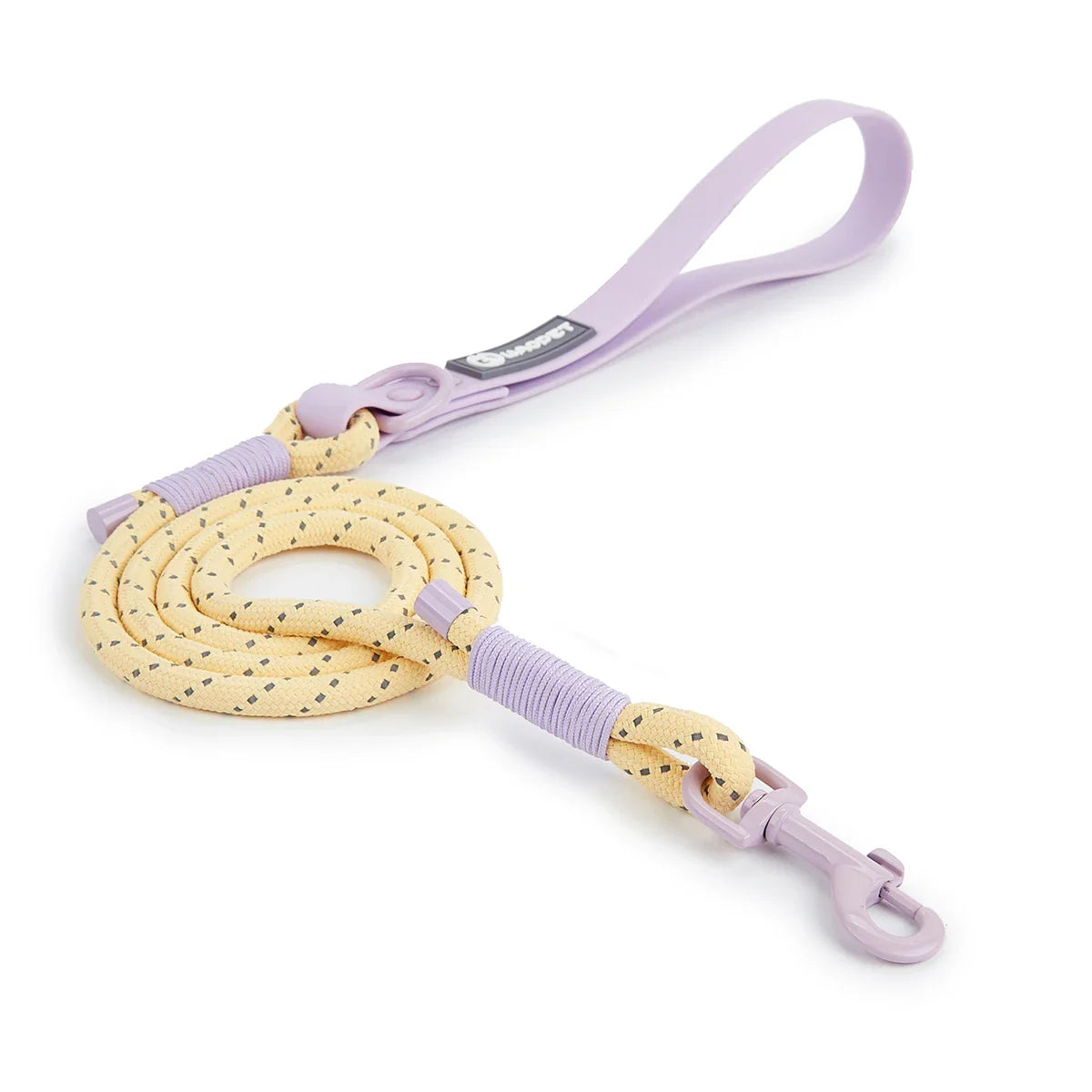 Correa para perro de nylon tejida a mano WebTrek Luxe para comodidad y durabilidad