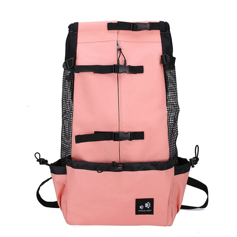 Bolsa de viaje ecológica para mascotas con práctico bolsillo lateral para comodidad y conveniencia