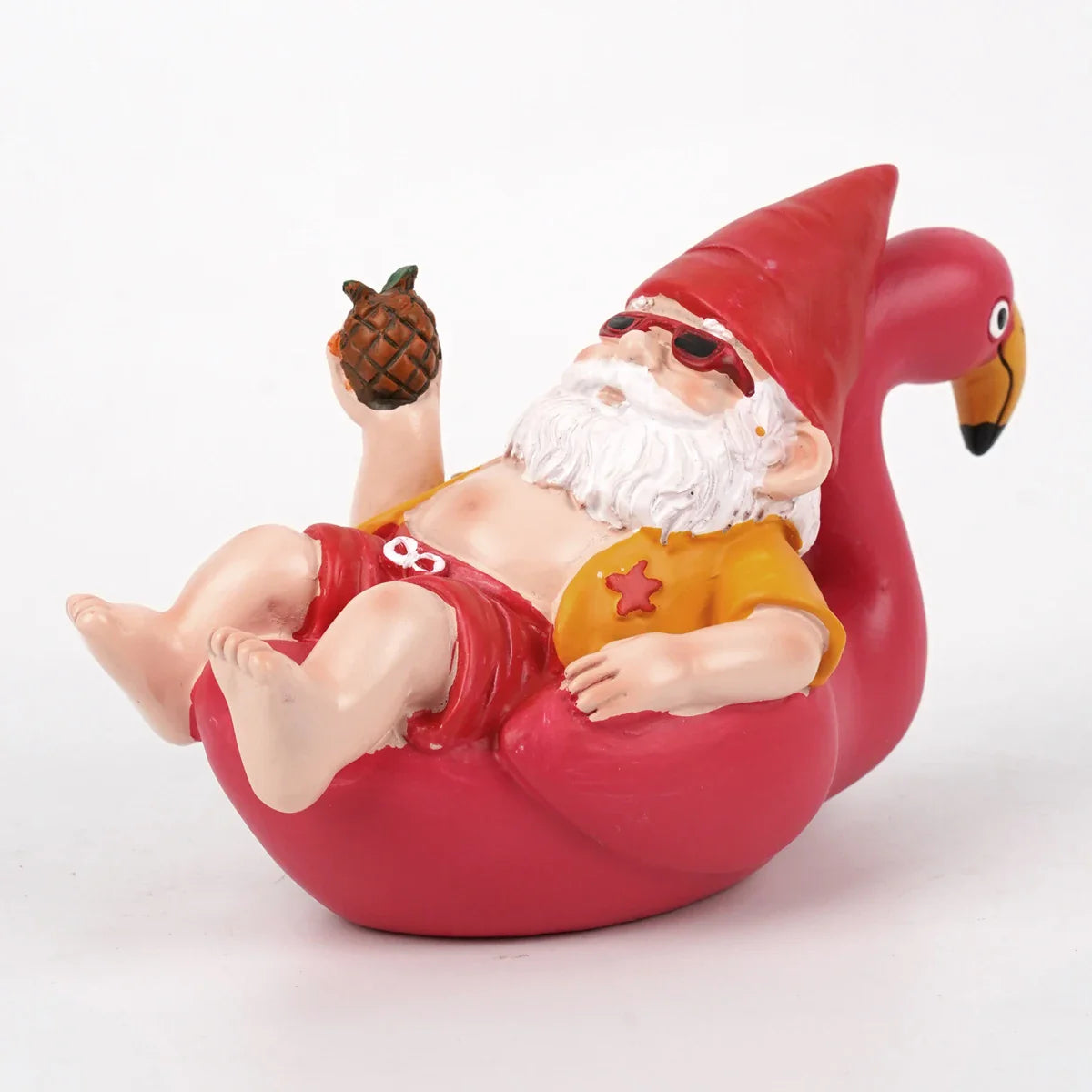 Phaedra - Encantadora Figura de Gnomo con Piña para Decoración de Jardín Encantadora