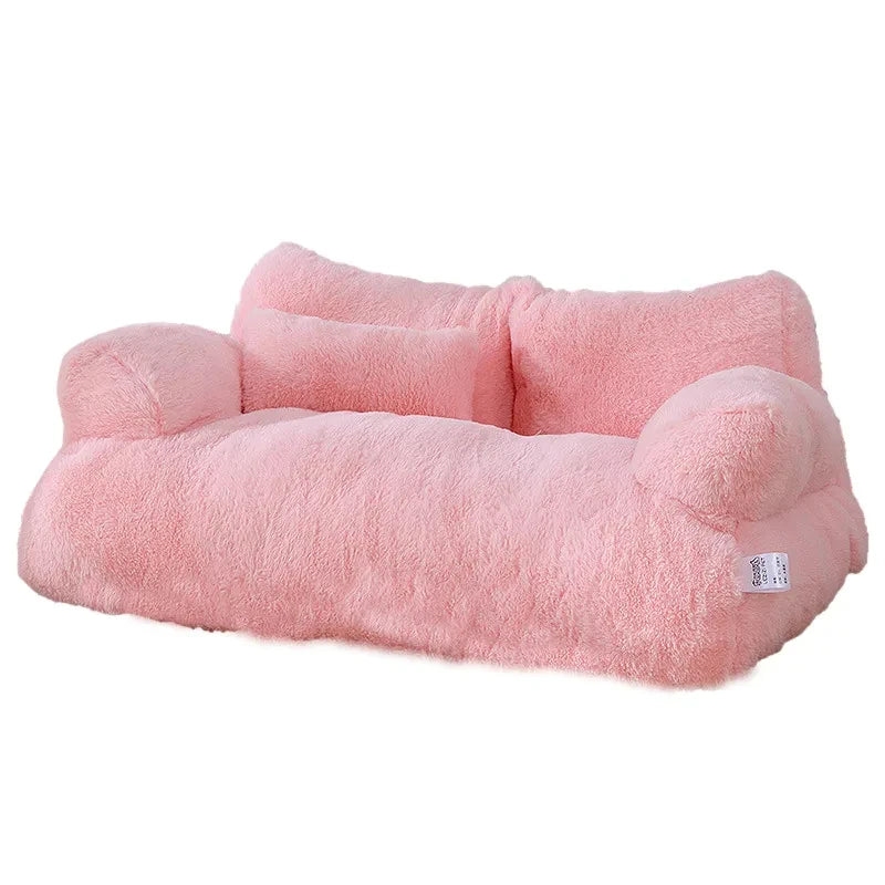 Cama de lujo para gatos para acurrucarse cálidamente en invierno y comodidad suprema