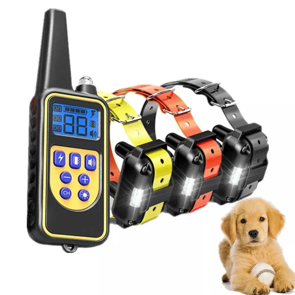 Collar impermeable para entrenamiento de perros con batería recargable – Entrenamiento fácil y eficiente