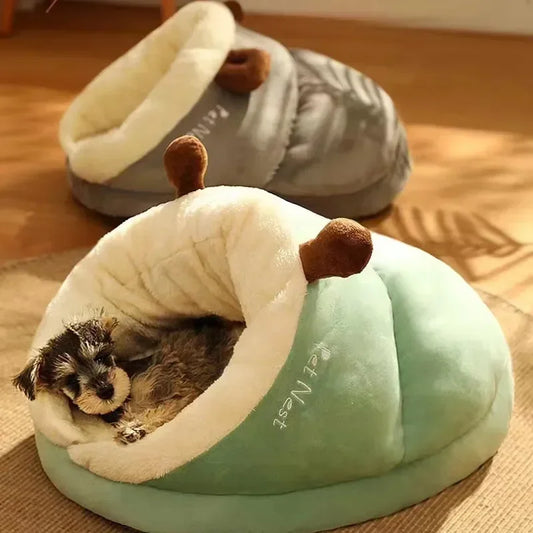 Cama Plegable de Lujo para Perros - Perfecta para un Disfrute Cálido y Cómodo en Invierno