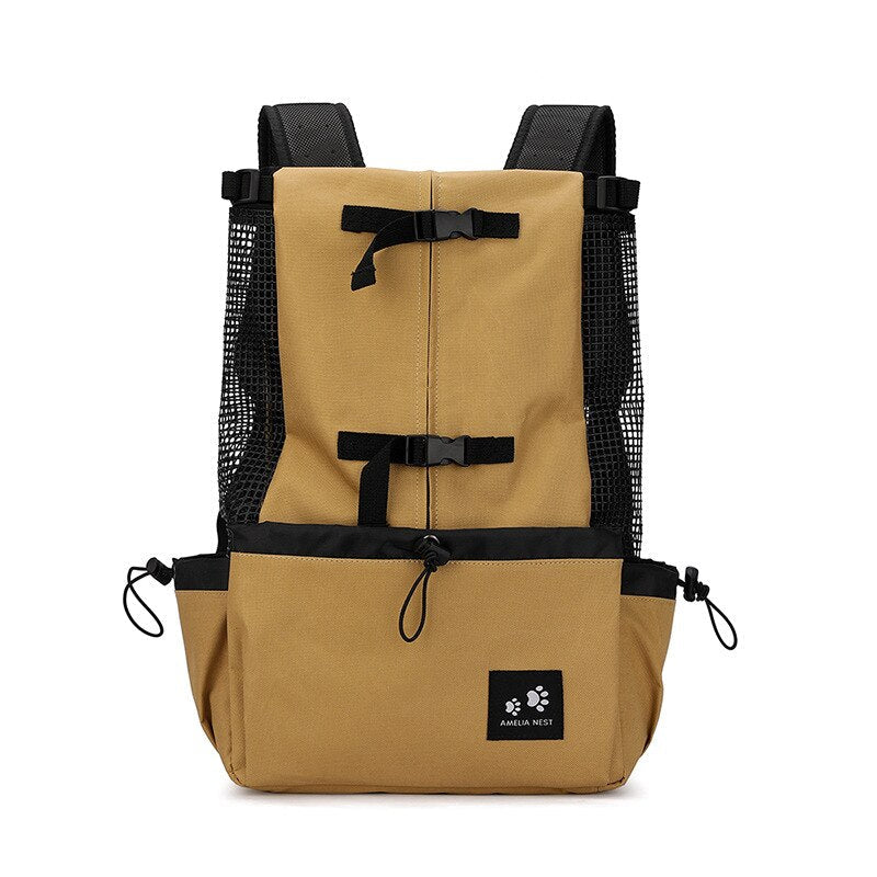 Bolsa de viaje ecológica para mascotas con práctico bolsillo lateral para comodidad y conveniencia
