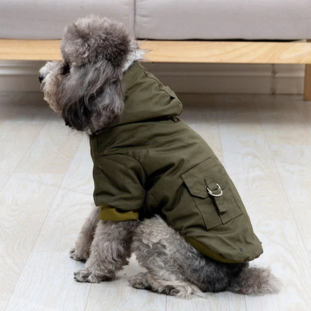 Abrigo grueso cómodo y cálido para mascotas