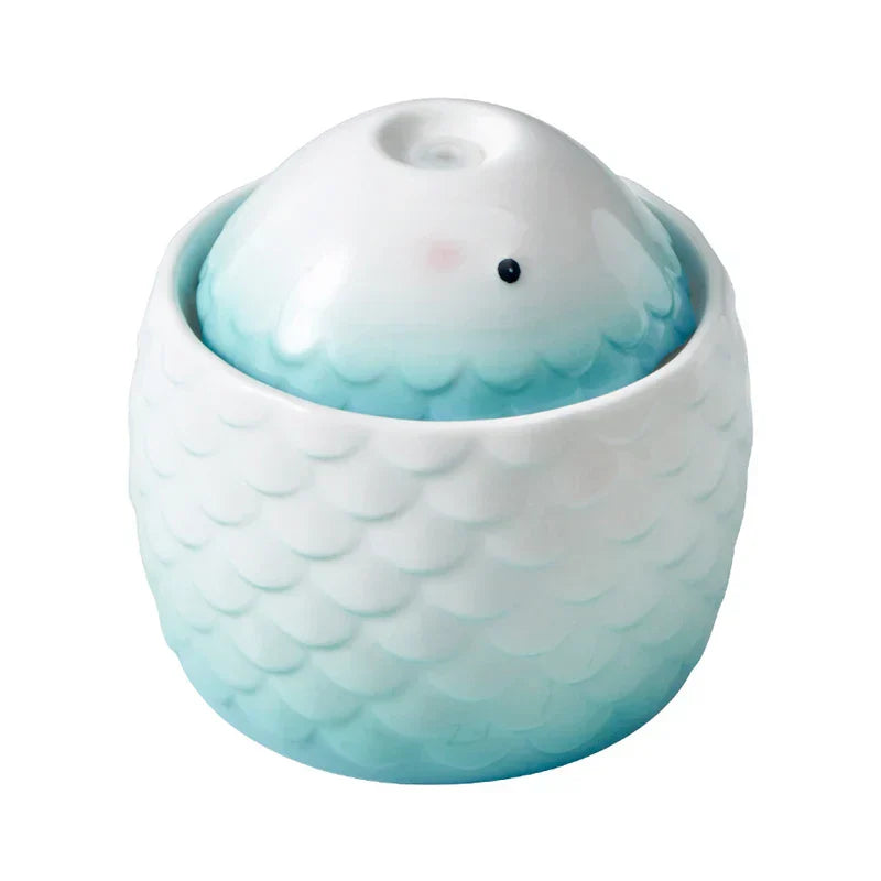 Fuente de agua de cerámica de lujo para mascotas - Placer de bebida fresca y saludable
