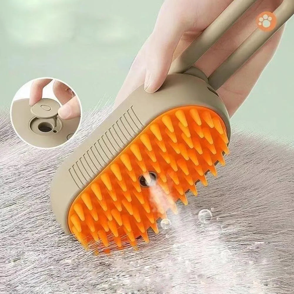 Cepillo eléctrico de vapor lujoso para el cuidado avanzado de tu mascota