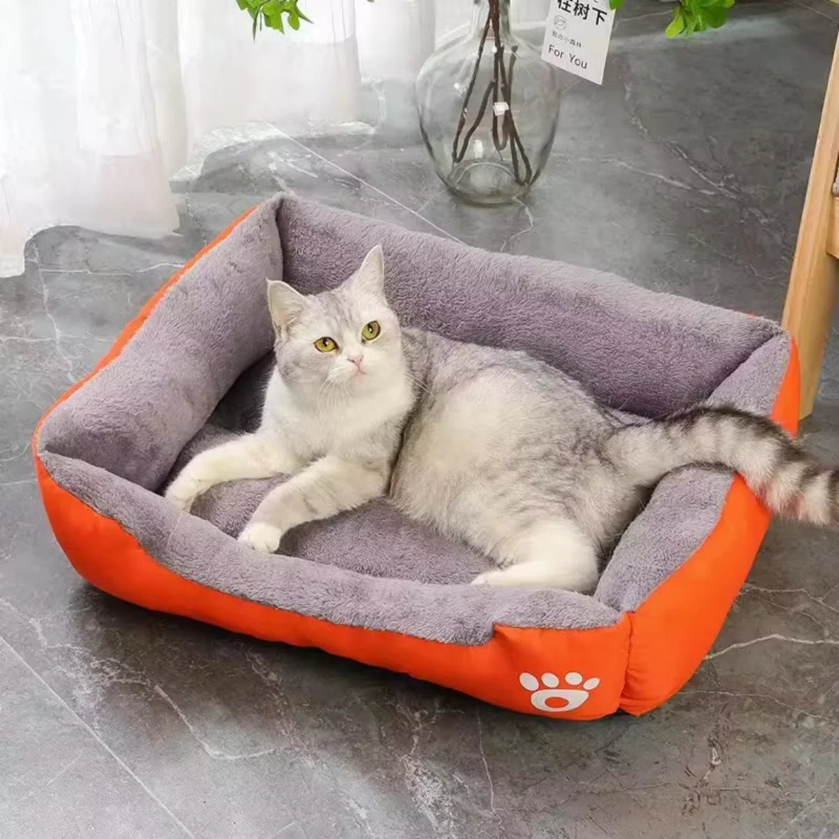 Casa de invierno cómoda para perros