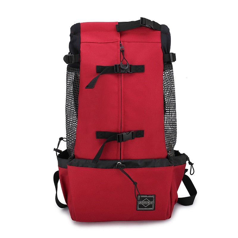 Bolsa de viaje ecológica para mascotas con práctico bolsillo lateral para comodidad y conveniencia