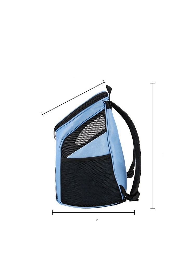 Bolsa de viaje ecológica para mascotas con práctico bolsillo lateral para comodidad y conveniencia
